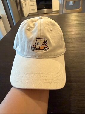 Beige Golf Cart Hat